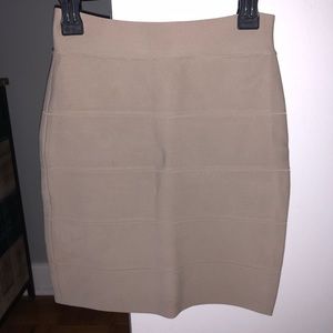 A sleek, bandage-style skirt by BCBGMAXAZRIA.